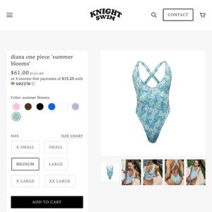 Knight swim one piece